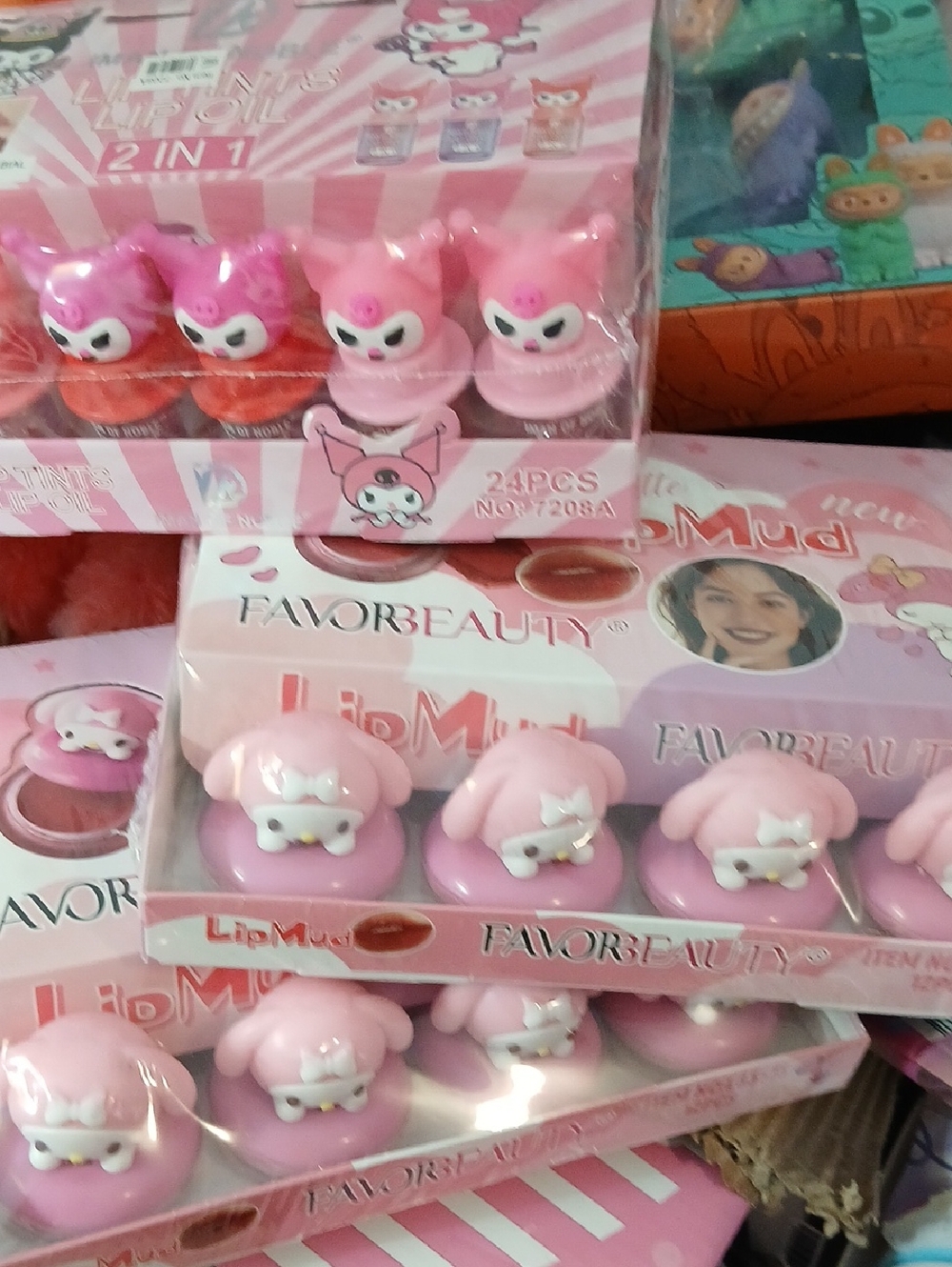 Pink Lip Balm - Cute Character Lip Moisturizer Lips